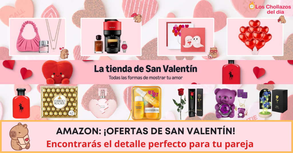 Descubre las mejores ofertas de San Valentín en Amazon