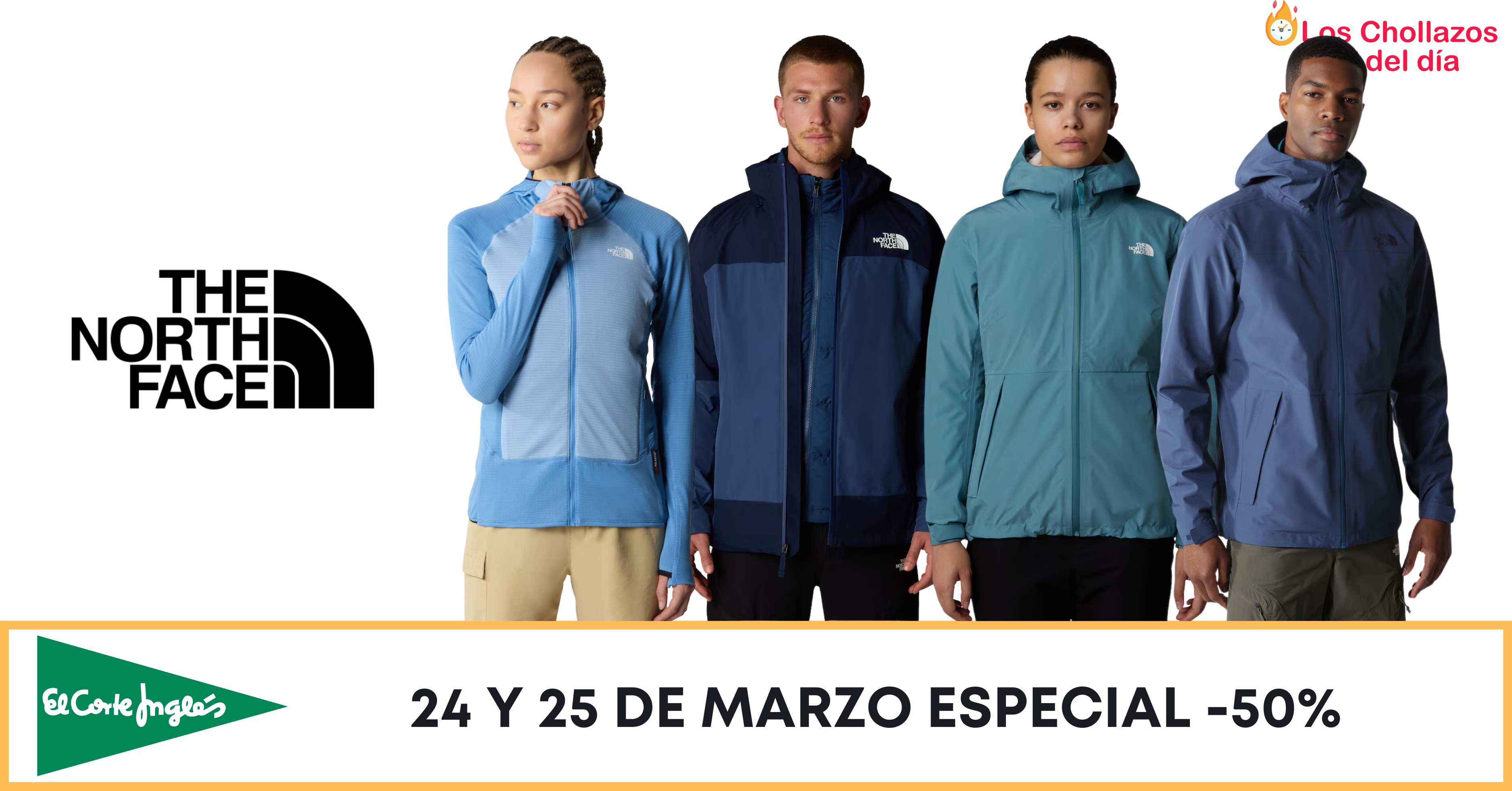 Hasta -50% en The North Face en El Corte Inglés